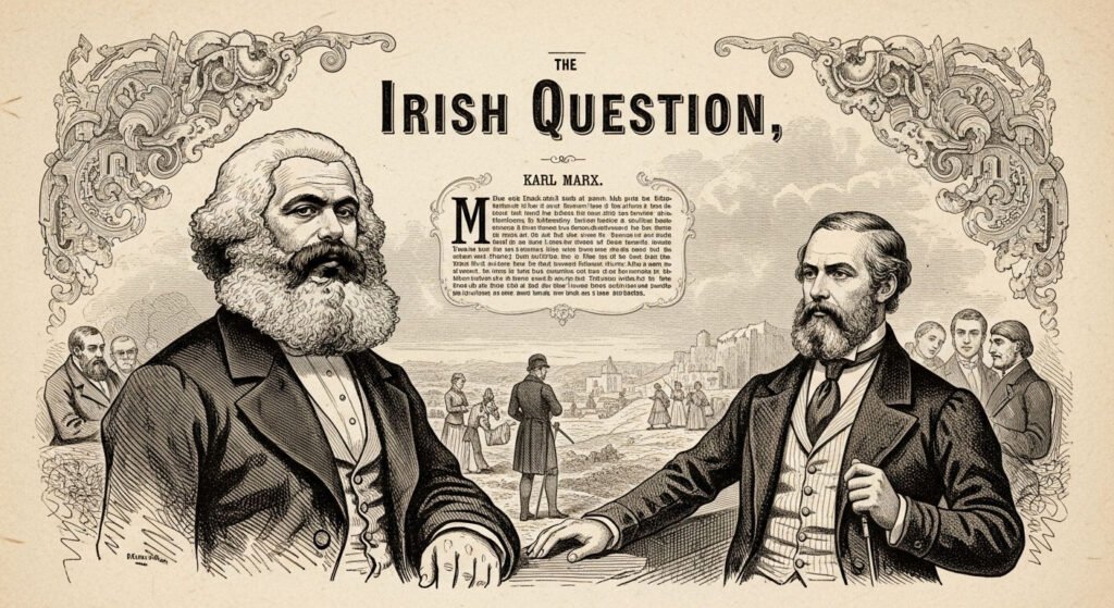 Karl Marx delivered a detailed report on the Irish Question