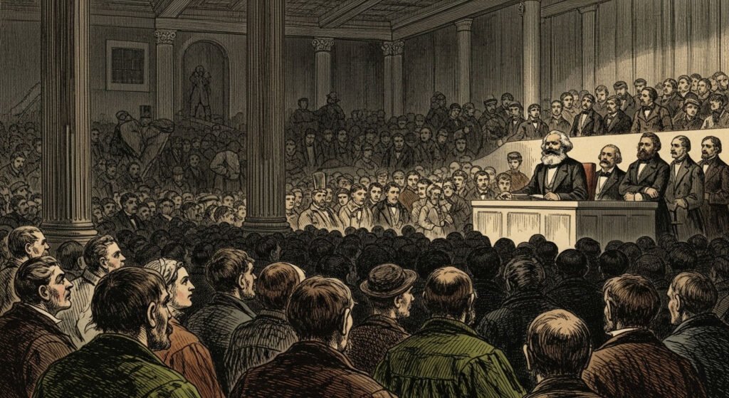 Report of a speech by Karl Marx